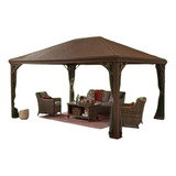 Gazebo Toldo Pergola  Con Mosquitero. Ext Jardin Aluminio