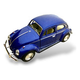 Volkswagen Clasico Azul 1:32 Escala Vocho Caja Tracción Vw