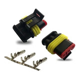 Kit Conector Eletrico Plug 3 Vias Femea Ps10 Fueltech Pandoo