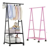 Rack Triangular Ropa Con Ruedas Organizador Closet Recamara