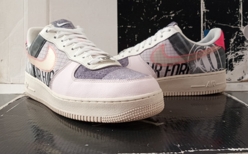 Nike Air Force One Light Soft Pink (28cm) Allstar Suede Zoom