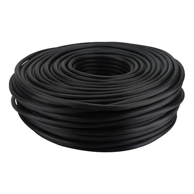 Cable Uso Rudo Antiflama 2x12 Awg Rollo 100 Metros Keer 4021 Color De La Cubierta Negro | Meses sin interés
