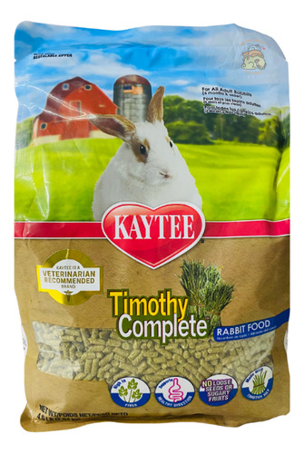 Concentrado Kaytee Timothy Complete 2kg Para Conejos