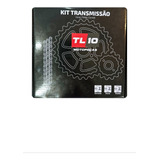 Kit Relação Transmissão Titan/fan 150 - Tl10 Aço 1045+brinde