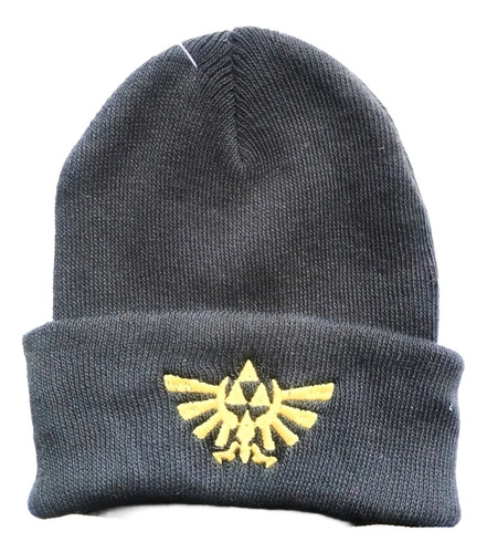 Gorro De Invierno Niño Zelda Logo Bordado