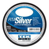 Fita Adesiva Multiuso Silver Preta 48mm X 5m Tekbond