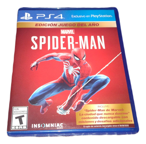 Spiderman Ps4 Fisico Original