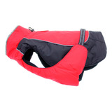 Abrigo Para Perros Alpine Para Todo Clima, Rojo Y Negro (s