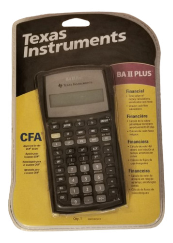 Calculadora Texas Instruments Ba Ii Plus Nueva!