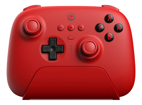 Controle 8bitdo Ultimate Bluetooth Dock Carga Switch Pc Red Cor Vermelho