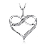 Collar Infinito Plata 925 Joyas Mujer Amor Ilusion Regalo