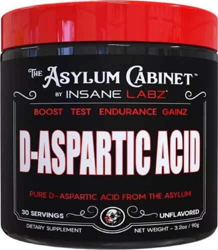 Insane Labz D Acido Aspartico 30 Servicios Precursor Testo Sabor Sin Sabor