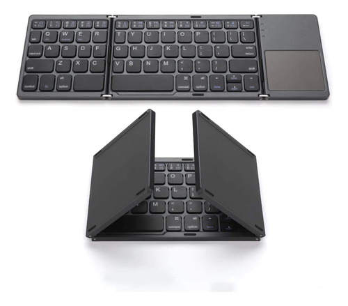 Teclado Gimibox Plegable, Inalámbrico/negro