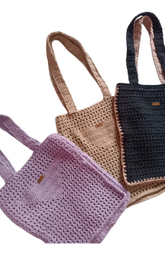 Bolsa De Praia De Crochê - Crochet Susy