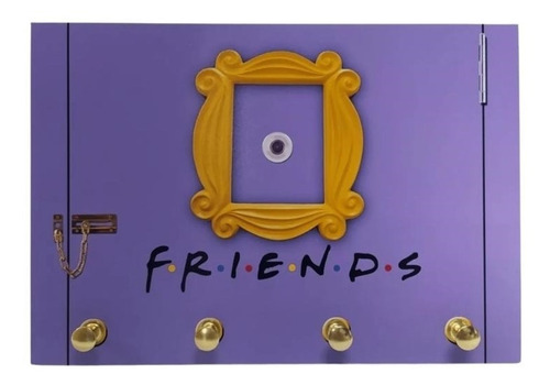 Porta Chaves Série Friends 21x15cm 