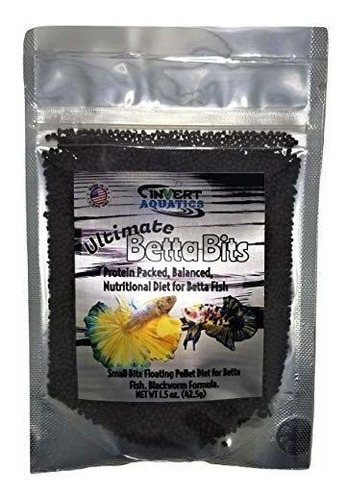 Alimento, Comida Para Pec Invert Aquatics Ultimate Betta Bit