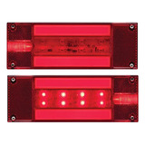 Kit De Luz Trasera Combinada Rectangular Roja Optronics