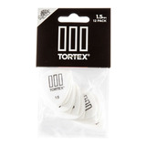 12 Plumillas Dunlop Tortex Tiii 1.50 462p1.50 Color Blanco