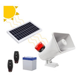 Alarma Vecinal Con Panel Solar Y Bateria Alarma Solar Panico