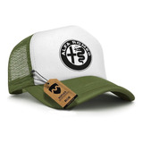 Gorra Alfa Romeo Trucker Custom Garage 1 - Mapuer Remeras