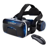 Óculos Vr Shinecon Realidade Virtual Bluetooth Controle Fone