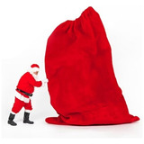 Saco Papai Noel Gigante 70x100cm  - Saco De Presentes  Natal