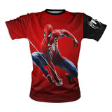 Playera Niño  Super Heroes Spiderman Spandex Calidad Premium