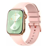 Reloj Inteligente Smart Watch S4 Para Mujer Ip67 Pink 