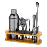 Set Coctelera 7 Piezas  - Acero Inoxidable - Bartender Kit.