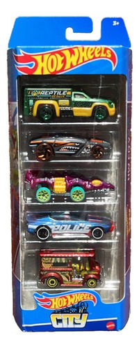 Hot Wheels Pack C/5un Original Mattel City Htv39