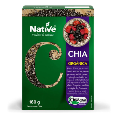 Chia Orgânica Native 180g | MercadoLivre