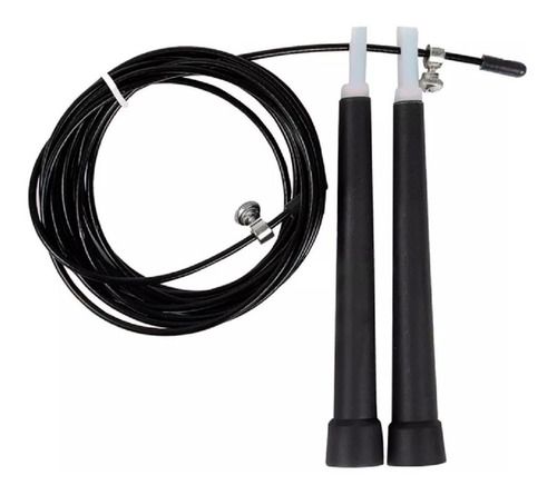 Soga De Salto Speed Rope C/ Ruleman Dual Aluminio Fitness