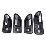 4pcs Pomo De Puerta Interior Fh Y Rh For Honda Accord 94-97