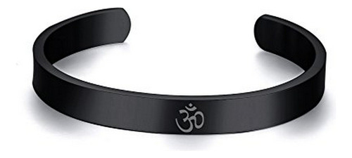 Unisex Acero Inoxidable Namaste Aum Ohm O