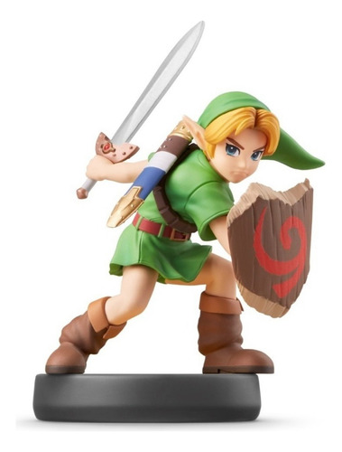 Amiibo Young Link Nintendo Oficial The Legend Of Zelda Novo