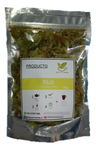 Tilo, Tila Hojas Prepicadas 30gr