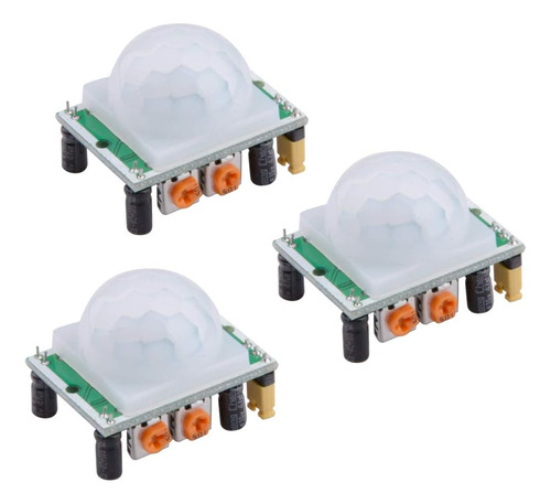 3 Unids Hc-sr501 Pir Sensor Infrarrojo Cuerpo Humano Módulo 