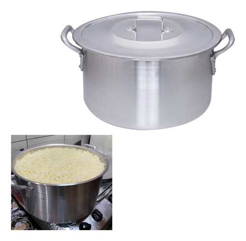 Panela Grande Cozinha Restaurante N 35 Para 5 Kg De Arroz