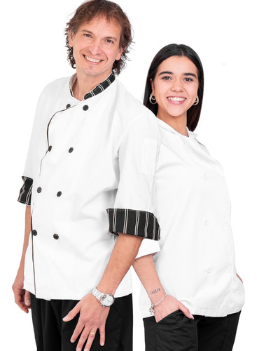 Chaqueta Chef Cocinero Hombre/mujer Cruzada Diseño-presente!