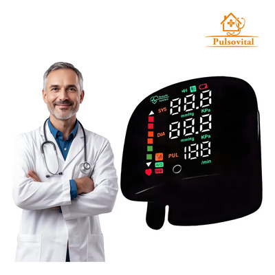 Pulsovital Baumanómetro Digital Voz USB Recargable Pantalla LCD Muñeca | MercadoLibre