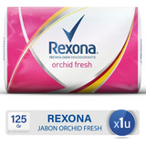 Jabon En Barra Rexona Orchid Fresh Hidratante Revitalizante