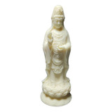 6 Estatua De Pie Guanyin, Adorno Tallado En Madera,