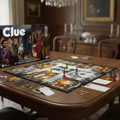 Clue Juego De Mesa Juego De Misterio Original Hasbro Español | Envío gratis