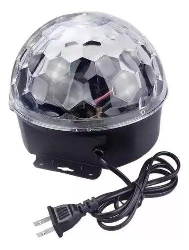 Bola Led Audio Rítmica Media Esfera Rgb Dj Fiestas Boliche