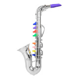 Juguete De Saxofón De Plástico Para Niños Mini Saxofón Sax N