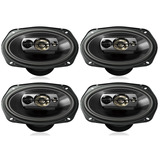 Kit 4 Alto Falantes Pioneer 6x9 Ts-6990br Quadriaxial 420w