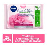 Toallitas Desmaquillantes Nivea Agua De Rosas 25 Piezas