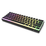 Teclado Gk Gamakay Mk61 Rgb Pudding, 61 Teclas Gateron Optic