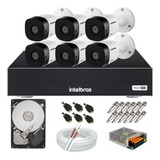 Kit 6 Câmeras Intelbras Dvr 8 Canais Multihd C/ Hd 1 Tera