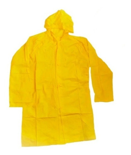 Impermeable Adulto Disfraz Amarillo Halloween Muertos